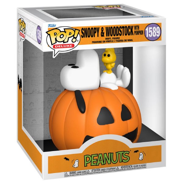 POP! Deluxe: Snoopy & Woodstock with pumpkin (Peanuts)