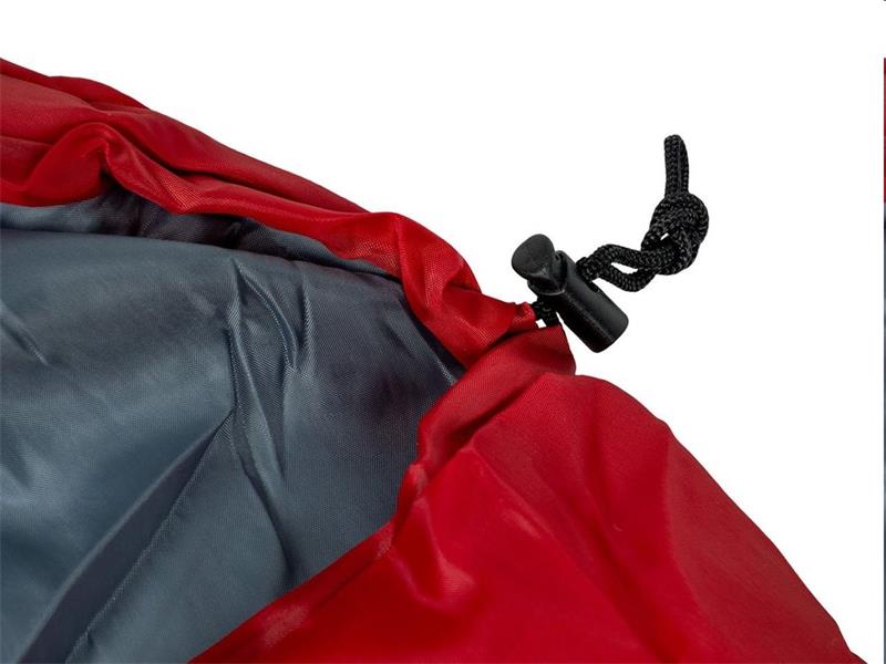 Acra Spací vak dekový s podhlavníkom PILOT 2, červený