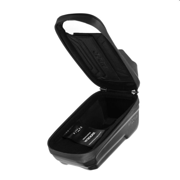 FIXED Odnímateľné puzdro mobilného telefónu na bicykel Bikee Bag, čierne