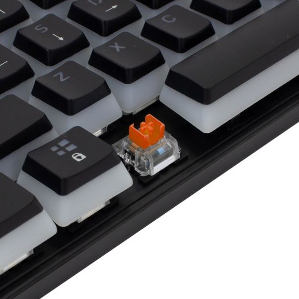 White Shark herná mechanická klávesnica ASHIKO, US, červený switch, čierna