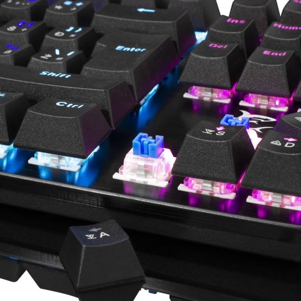 White Shark Gaming keyboard SPARTAN, US, black