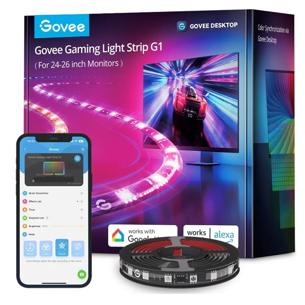 Govee Dreamview G1 Smart LED podsvietenie monitora