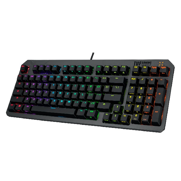 Herná klávesnica Asus TUF Gaming K3 GEN II CZ/SK, čierna