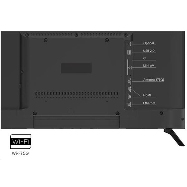 KIVI TV 32H735QB, 32" (81 cm), HD LED TV, AndroidTV, čierny