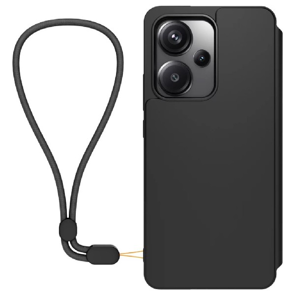 Made for Xiaomi TPU puzdro pre Xiaomi Redmi Note 13 Pro + s pútkom, čierne