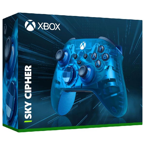 Microsoft Xbox bezdrôtový ovládač Sky Cipher (Special Edition), modrý