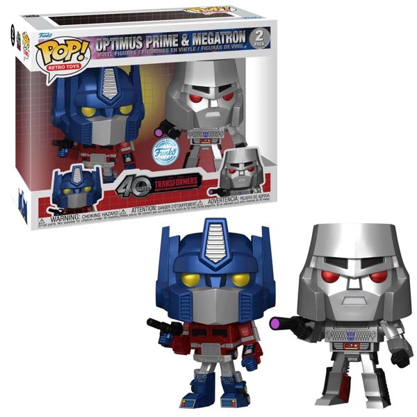 POP! Retro Toys: Optimus Prime & Megatron (Transformers) Special Edition