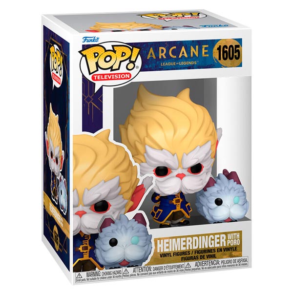 POP! Television: Heimerdinger with Poro (Arcane League of Legends)