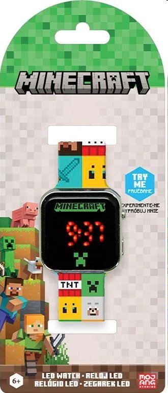 Detské LED hodinky Minecraft