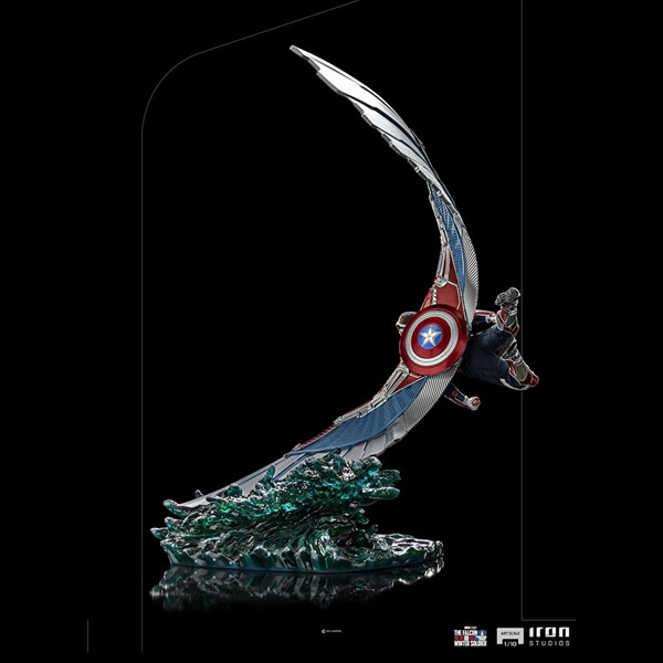 Soška Captain America Sam Wilson Deluxe - The Falcon and the Winter Soldier BDS Art Scale 1/10 (Marvel)