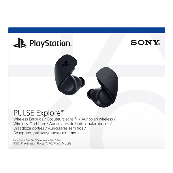 PlayStation Pulse Explore Wireless Earbuds, midnight black