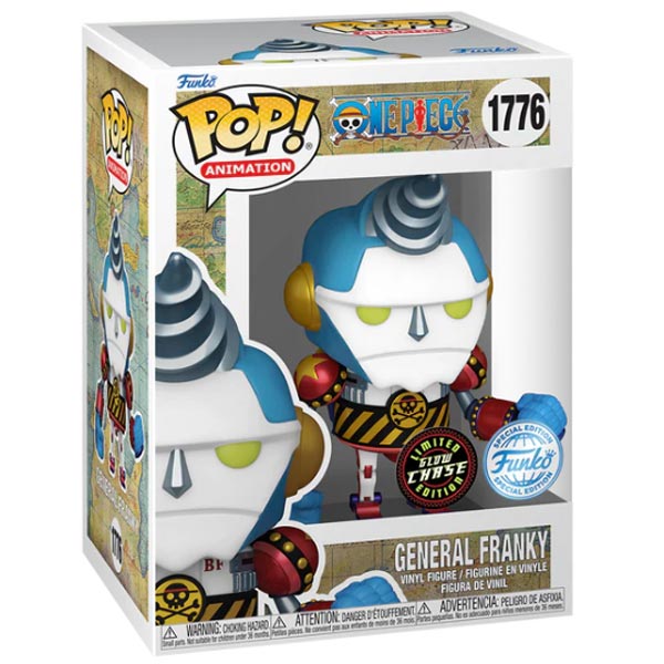 POP! Animation: General Franky (One Piece) Special Edition CHASE (Glows in The Dark)