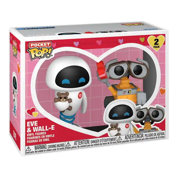 POP! Kľúčenka Eve & Wall-E 2-balenie (Disney)