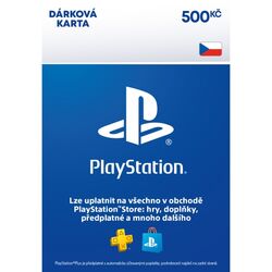 PlayStation Store - darčekový poukaz 500 Kč na pgs.sk