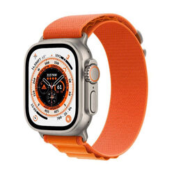 Apple Watch Ultra GPS + Cellular 49mm Titanium Case with oranžová Alpine Loop - Large na pgs.sk