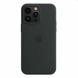 Silikónový zadný kryt pre Apple iPhone 14 Pro Max s MagSafe, polnočná na pgs.sk