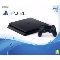 Sony PlayStation 4 Slim 500GB, jet black SN - BAZÁR (použitý tovar , zmluvná záruka 12 mesiacov) na pgs.sk