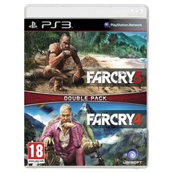 Far Cry 3 + Far Cry 4 (Double Pack) [PS3] - BAZÁR (použitý tovar) na pgs.sk