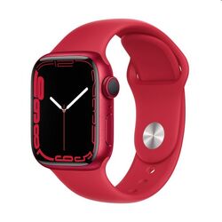 Apple Watch Series 7 GPS, 45mm (PRODUCT) červená , hliníkové puzdro so športovým remienkom (PRODUCT)červená  - štandardná veľkosť na pgs.sk