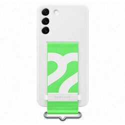 Zadný kryt Silicone Strap Cover pre Samsung Galaxy S22 Plus, biela na pgs.sk