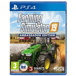 Farming Simulator 19 CZ (Ambassador Edition) [PS4] - BAZÁR (použitý tovar)