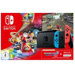 Nintendo Switch, neon + Mario Kart 8 Deluxe + Nintendo Switch Online 3 month subscription - OPENBOX (Rozbalený tovar s p na pgs.sk