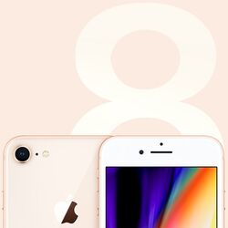 Apple iPhone 8, 128GB, zlatá, Trieda B - použité, záruka 12 mesiacov na pgs.sk