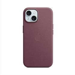 Zadný kryt FineWoven pre Apple iPhone 15 s MagSafe, morušovo červená | pgs.sk