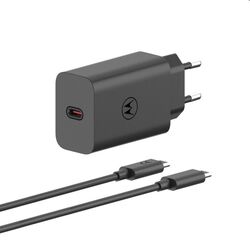 Motorola TurboPower Travel Adapter 30 W/ kábel, čierna - OPENBOX (Rozbalený tovar s plnou zárukou) na pgs.sk