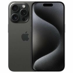 Apple iPhone 15 Pro, 256GB, čierny titán, Trieda A - použité, záruka 12 mesiacov