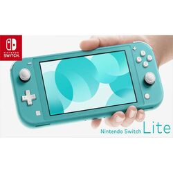 Nintendo Switch Lite, turquoise SN - BAZÁR (použitý tovar)