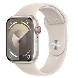 Apple Watch Series 9 GPS + Cellular 45mm, starlight, Trieda A – použité, záruka 12 mesiacov