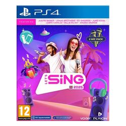 Let’s Sing 2025 + 2 mikrofóny (PS4)