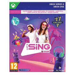 Let’s Sing 2025 + 2 mikrofóny (XBOX Series X)