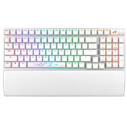 ASUS ROG Strix Scope 2 96 Wireless RGB Gaming Keyboard, ROG RX RED / PBT, US, white