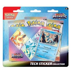 Kartová hra Pokémon TCG: Scarlet & Violet Prismatic Evolutions Tech Sticker Glaceon (Pokémon)