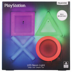 LED Neon lampa PlayStation na stenu