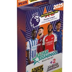 Zberateľské futbalové karty Panini Premier League 2024/2025 Adrenalyn karty STAR SIGNINGS