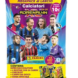 Zberateľské futbalové karty Panini SERIE A 2024/2025 Adrenalyn starter set