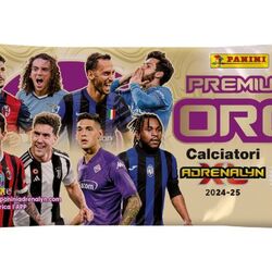 Zberateľské futbalové karty SERIE A 2024/2025 Adrenalyn Karty GOLD PACKET