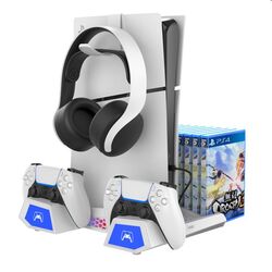 iPega PlayStation 5 Slim/PS5 Pro, Dualsense, Pulse 3D dock w/ cooling, použitý, záruka 12 mesiacov na pgs.sk