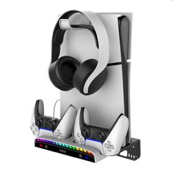 iPega PlayStation 5 Slim/PS5 Pro, Dualsense, Pulse 3D wall mounted dock, vystavený, záruka 21 mesiacov na pgs.sk