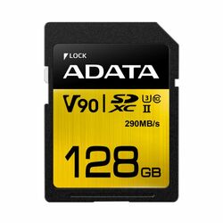 A-Data Premier ONE SDXC UHS-II U3 128 GB, Class 10, rýchlosť 290/260MB/s | pgs.sk