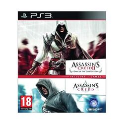 Assassin’s Creed + Assassin’s Creed 2 (Game of the Year Edition) [PS3] - BAZÁR (použitý tovar) na pgs.sk