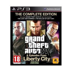 Grand Theft Auto 4 & Episodes from Liberty City (The Complete Edition)-PS3 - BAZÁR (použitý tovar) na pgs.sk