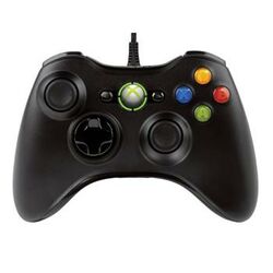 Microsoft Xbox 360 Controller, black BAZÁR (použitý tovar , zmluvná záruka 12 mesiacov)