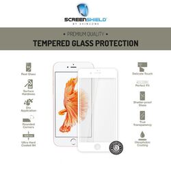 Ochranné temperované sklo Screenshield 3D pre Apple iPhone 7 - Full Cover Metalic White - Doživotná záruka na pgs.sk