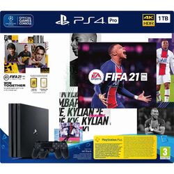 Sony PlayStation 4 Pro 1 TB + FIFA 21 + DualShock 4 + PS Plus 14 dní - OPENBOX (Rozbalený tovar s plnou zárukou) na pgs.sk